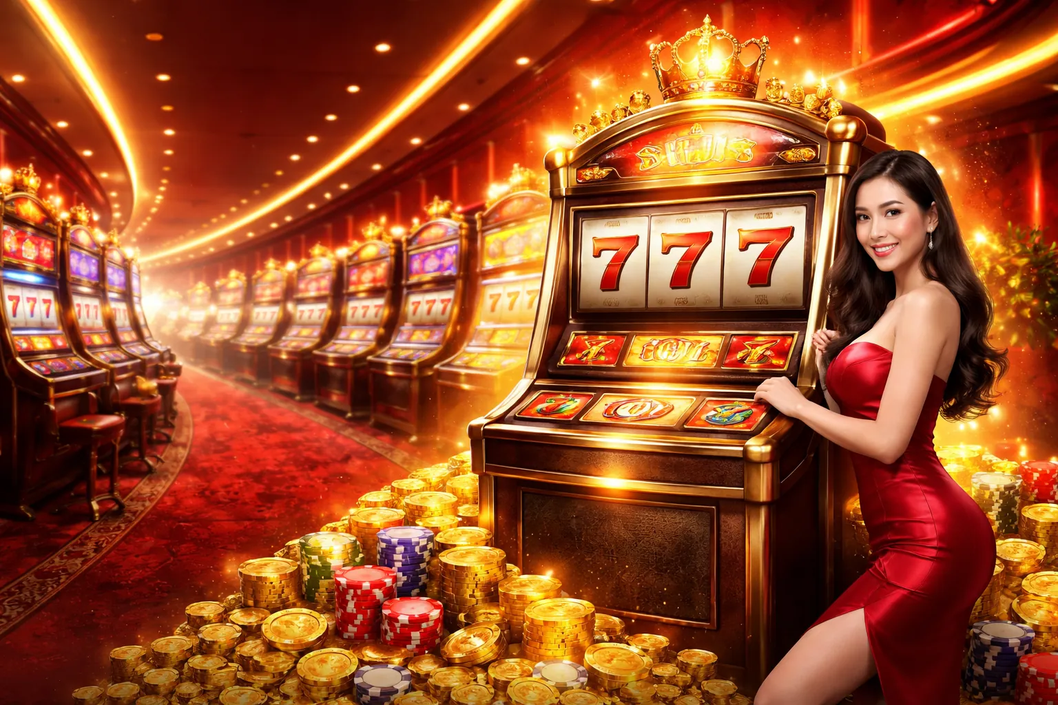 Hình ảnh chính về khuyến mãi 7789bet nổ hũ, hiển thị tiền thưởng và không khí sôi động